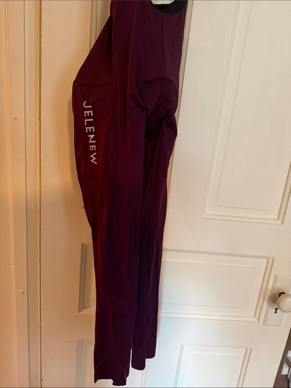 Jelenew Burgundy Cargo Droptail Cycling Bib/Tights